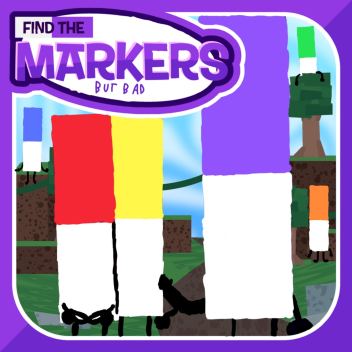 find the markers but bad