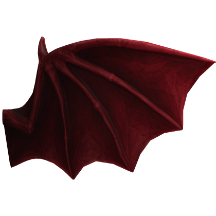 ♫ red realistic classic demon vkei bat wings