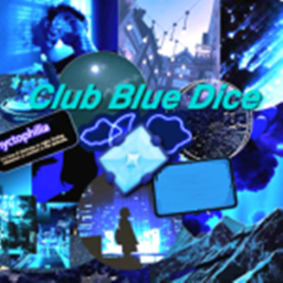 Club Blue Dice