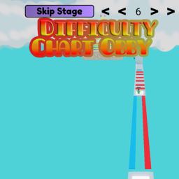 Difficulty chart obby ( HUGE UPDATE )