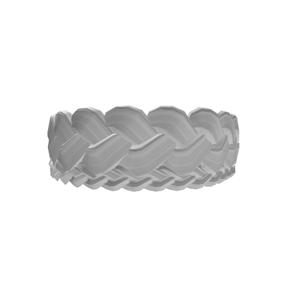 White Braided Blindfold Hair  Roblox item