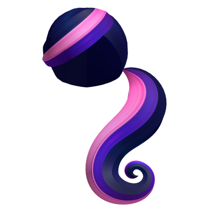 Swirly Iconic Bubblegum Ponytail in Twilight Roblox item
