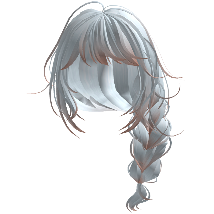 Cute Marshmallow Latte Braided Hair