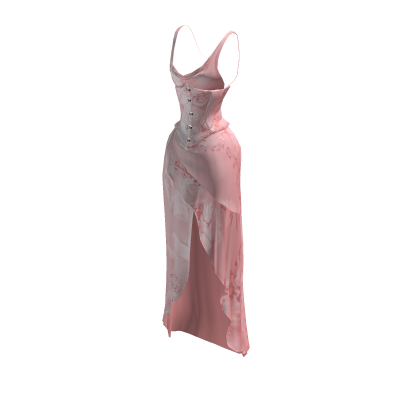Pink Couture Corset Dress thumbnail