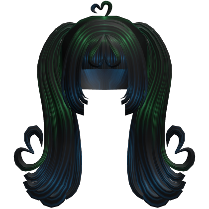 Protagonist Curled Doll Swirl Heart Pigtails 