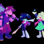 The Deltarune fun gang