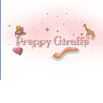 preppy giraffe