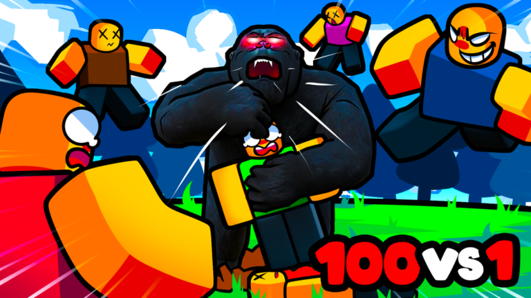 100 Humans Vs 1 Gorilla screenshot 1