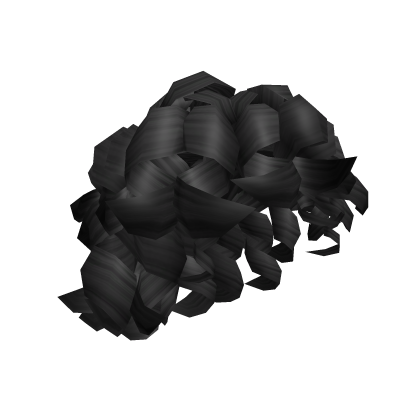 Curly Mullet Black Roblox item