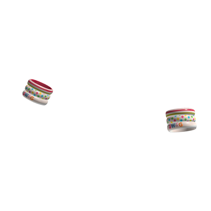 #SWAG Harajuku Stripes/Polka Dot Bangles