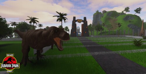 Escape Jurassic Park Obby!