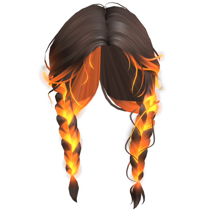 [Emissive] Halloween Brown & Orange Braids