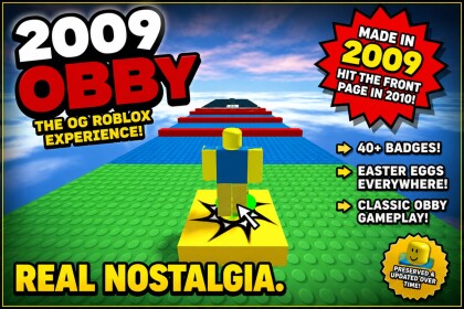 2009 obby  *very old game*