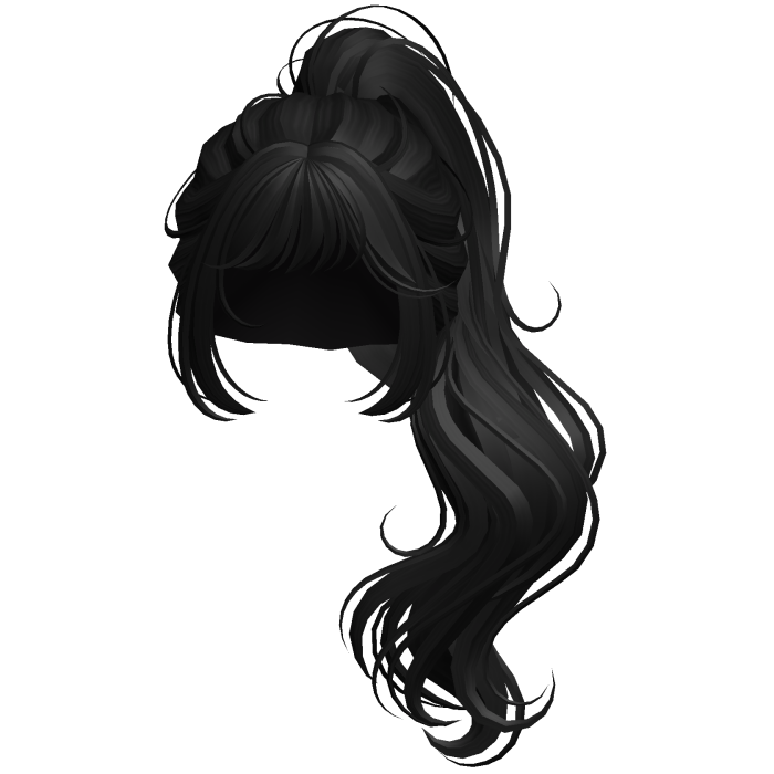 Wolfcut Princess Ponytail Black
