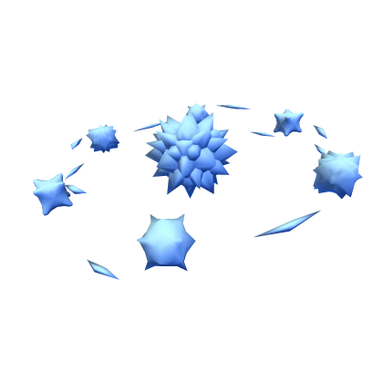 Blue Halo of Geometric Shape-Things