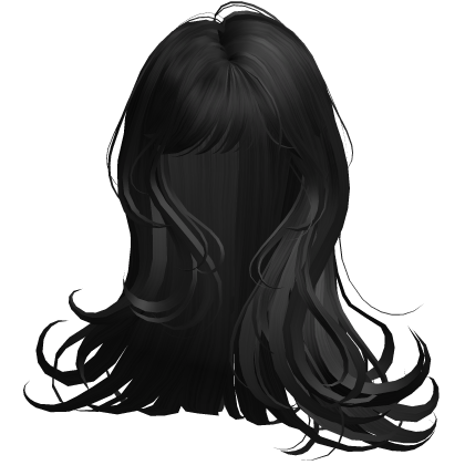 Silky Long Angelic Swirly Hair (Black)