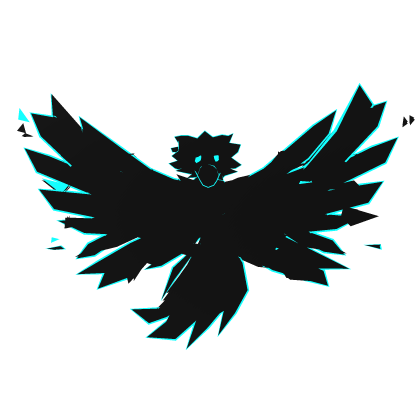 Blue Cartoony Phoenix Wings  Roblox item