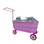 Pink Wagon of Kittens