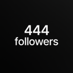 444 followers