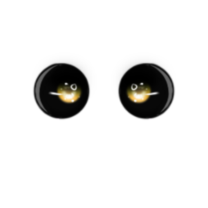 Ghostly yellow eyes Roblox decal