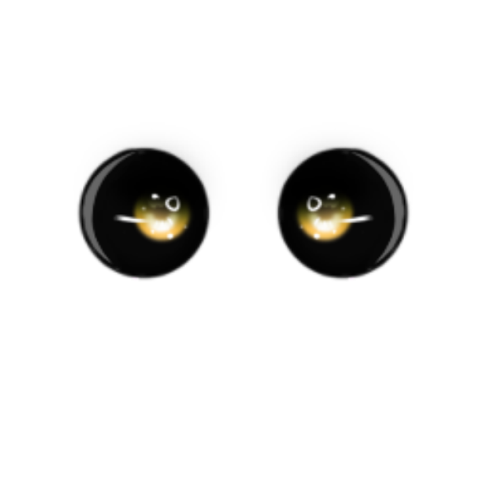 Ghostly yellow eyes Roblox decal