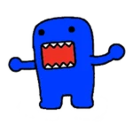 Blue Domo Roblox badge thumbnail