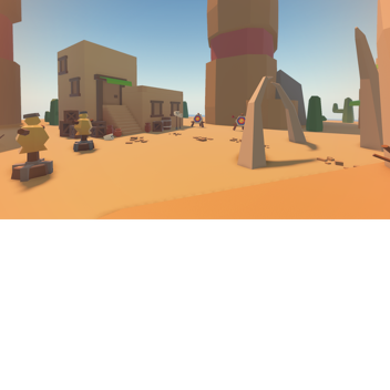 The desert sword fight