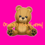 Orange teddy army