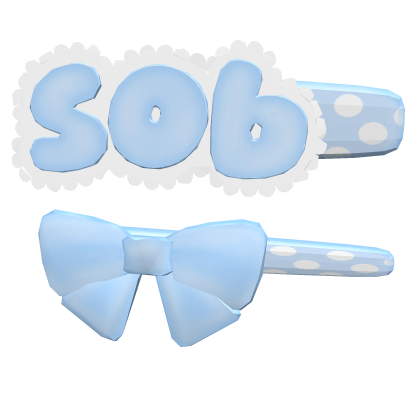 ♡: sob..girl (blue) Roblox item