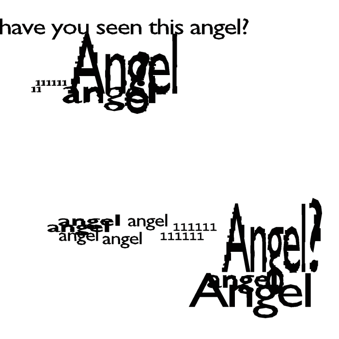 Weirdcore Black Vector Angel Text Aura Black