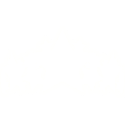 Emissive White Luminous Star Crown