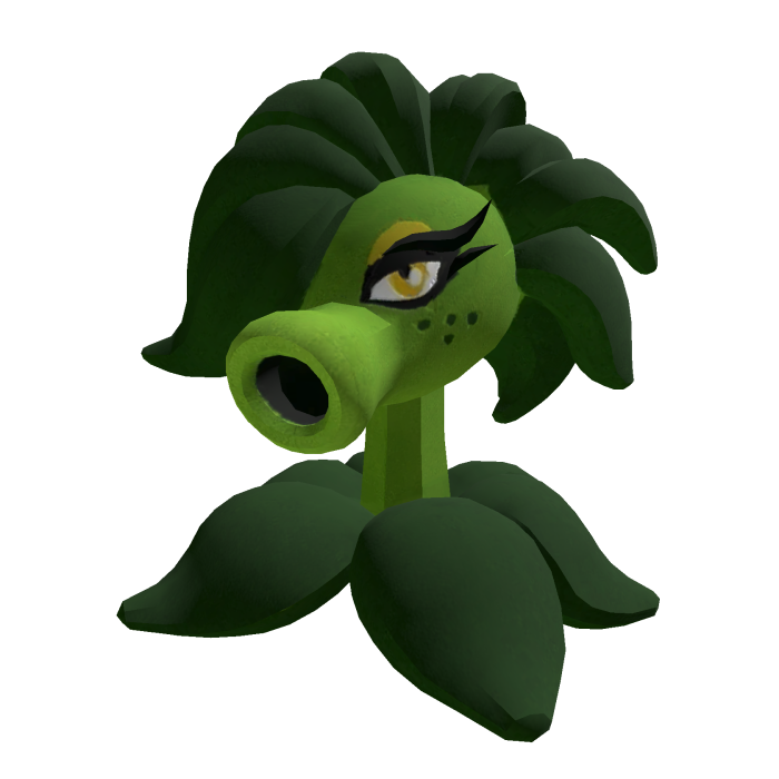 PeaBlaze [R] plushie cute (PVZ/plants vs zombies) 
