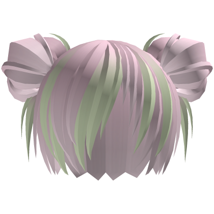 ᨳ𐔌՞҂ ˕ ֊՞𐦯ᜊ pastel pink tousled emo buns Roblox item