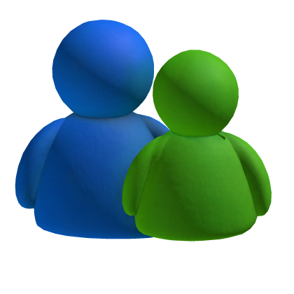 Frutiger Aero Shoulder Buddies Roblox item