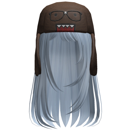 Domo Long Girl Hair Sky Blue