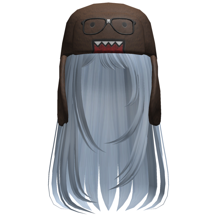 Domo Long Girl Hair Sky Blue