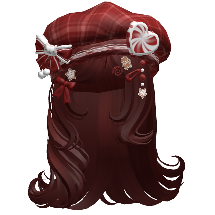 ♡ Christmas Fluffy Beret Combo (Red)
