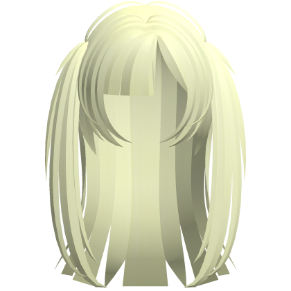 emo vkei moe vamp long choppy hair yellow