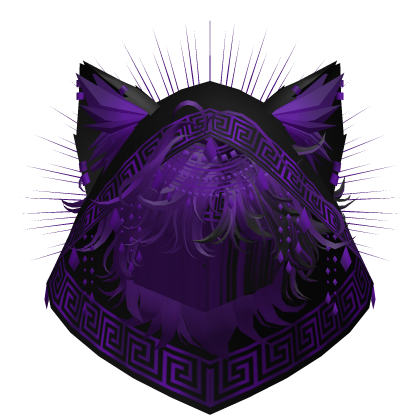 Egyptian Mullet w/ Divine Purple Black Hood