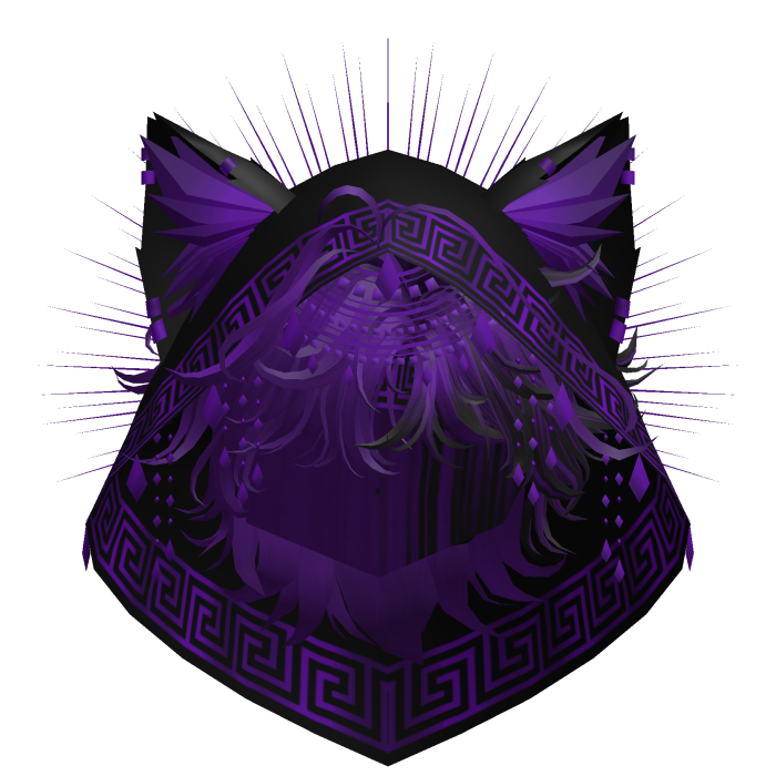 Egyptian Mullet w/ Divine Purple Black Hood