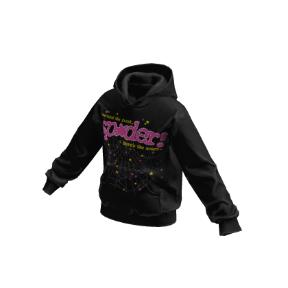 Designer Web Hoodie Black thumbnail