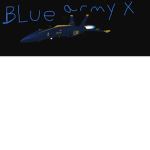 Blue army X