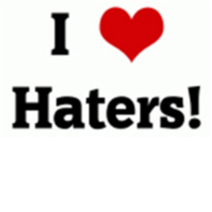 I Heart Haters Roblox decal