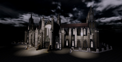 Advanced Gothic Roblox Cathedral Building Pack preview 1