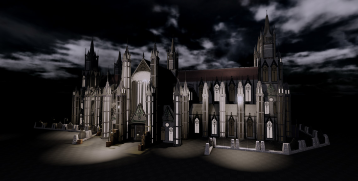 Advanced Gothic Roblox Cathedral Building Pack preview 1
