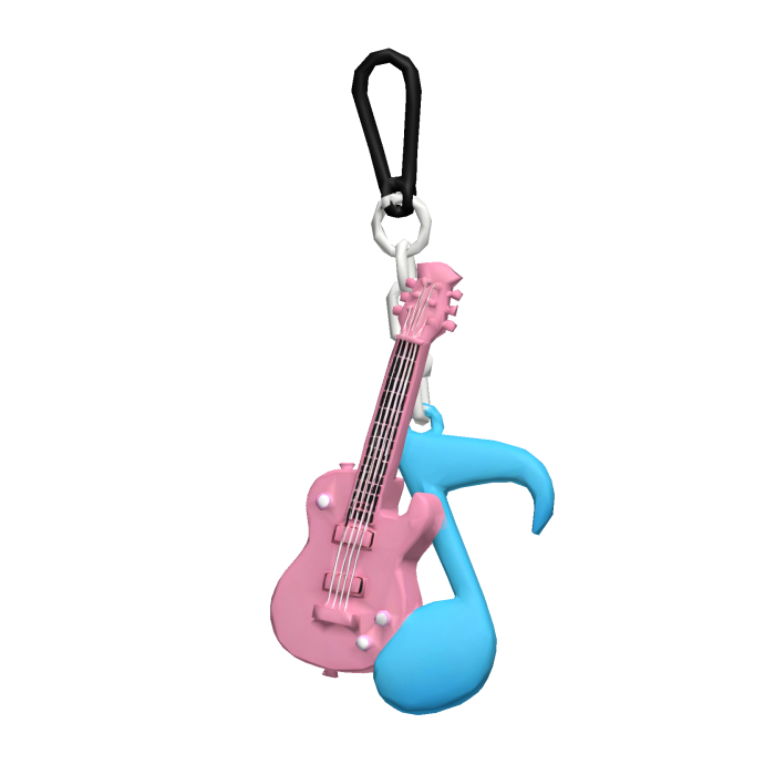 Mini Guitar Keychain