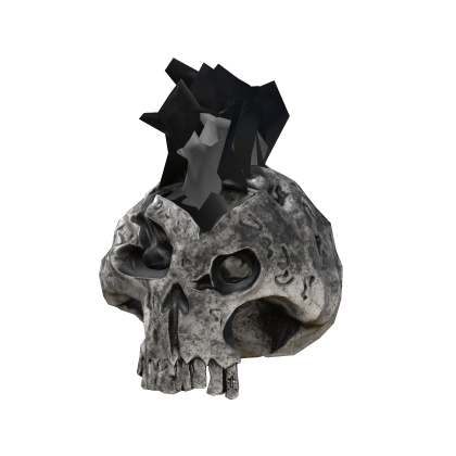 Fire Black Skull - Right  Roblox item