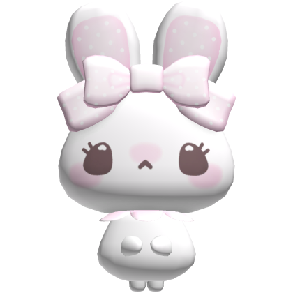 cutecore pastel pink bunny plushie