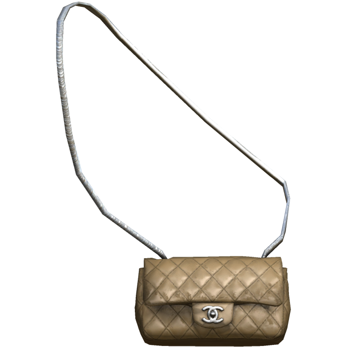 Tan/Silver Chanel Purse