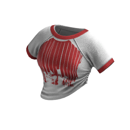 Cozy Graphic Y2K Tee (White Red)
